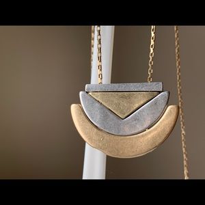 Loft Two Tone Metal Necklace